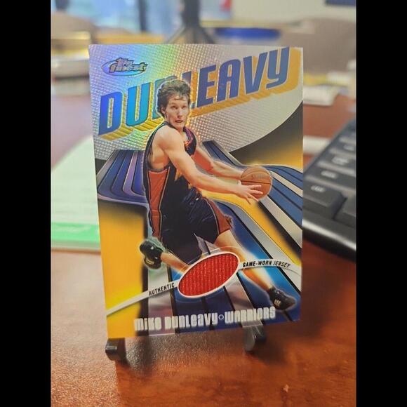 2003-04 Topps Finest Refractor Game Worn Jersey/250 Mike Dunleavy Jr #18 - Picture 1 of 3
